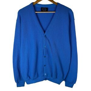 Vintage 90s Jantzen Mens Sz XL Cardigan Sweater Grandpa Hipster USA Acrylic Knit